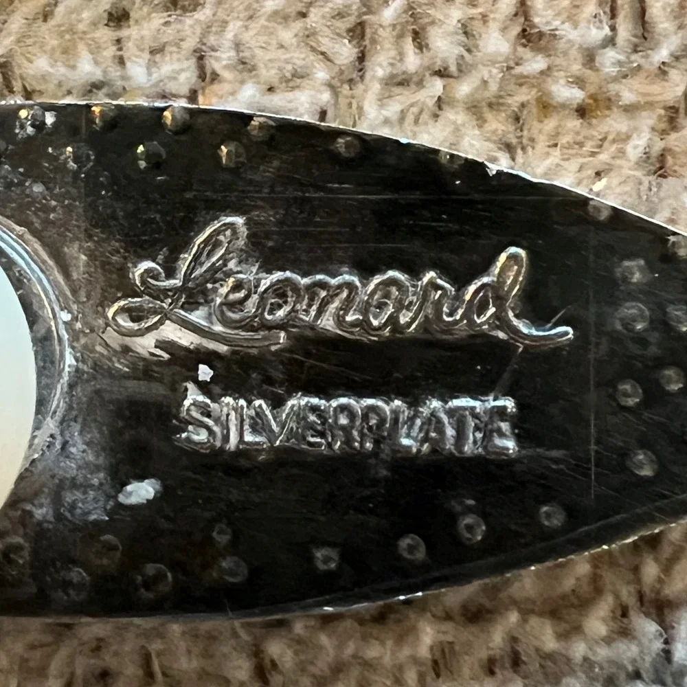 Vintage Leonard Silverplate Butterfly Trivet Silver Plate Wall Decor Italy 11.5